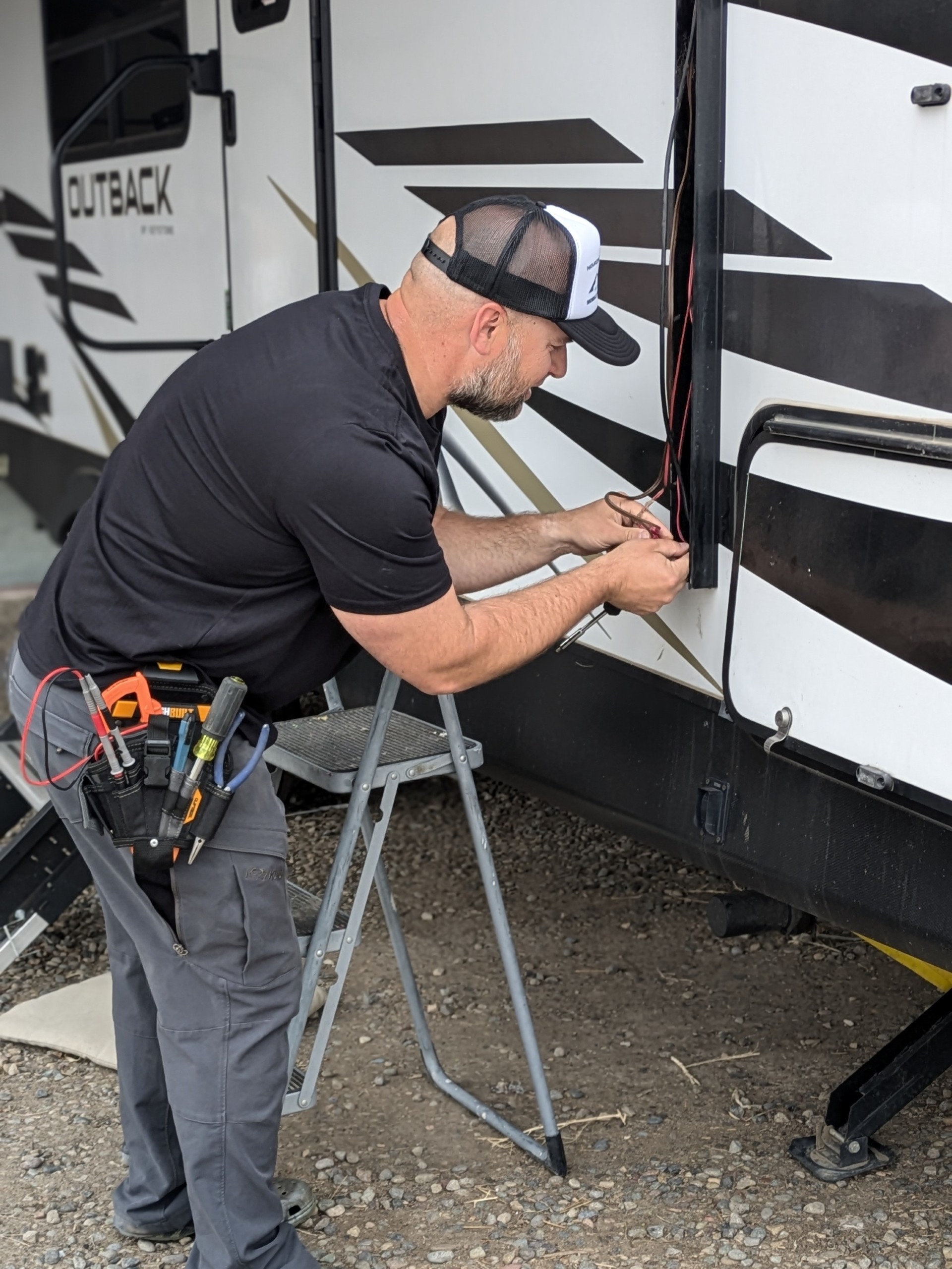 RV panel repair